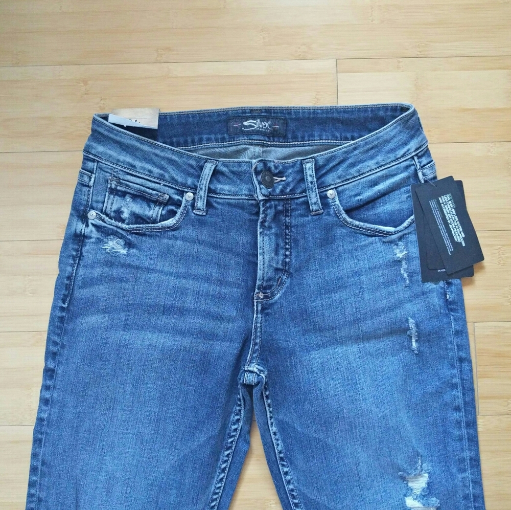-NWT- Silver Jeans Suki Super Skinny Jeans 27 - Picture 2 of 14